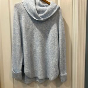 Style &Co Cozy Light Blue Cowl Neck Sweater
